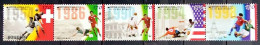 South Korea 2001, Football World Cup In Japan And South Korea, MNH Stamps Strip - Corée Du Sud