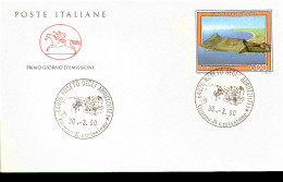 1990 BUSTA CON ANNULLO FDC Turistica. 17ª Serie. SAN FELICE CIRCEO - Other & Unclassified