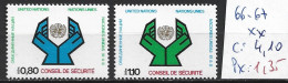 NATIONS UNIES OFFICE DE GENEVE 66-67 ** Côte 4.10 € - Ungebraucht