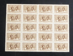 MARTINIQUE - 1933-38 - N°YT. 142 - Martiniquaises 40c Brun - Bloc De 20 - Neuf Luxe** / MNH - Neufs