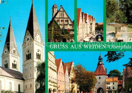 72846495 Weiden Oberpfalz Kirche Brunnen Torturm Weiden I.d.OPf. - Weiden I. D. Oberpfalz