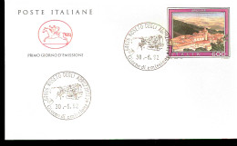 1992 BUSTA CON ANNULLO FDC Turistica. 19ª Serie. ARCEVIA - Other & Unclassified