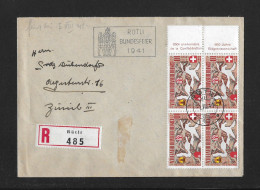 1941 LANDSCHAFTSBILDER ► Chatgé Brief Mit Stempel Rütli Bundesfeier Nach Zürich     ►SBK-B13 Im VB 1.VIII.41 Rütli◄ - Lettres & Documents