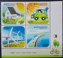 South Korea 2009, Renewable Energy, MNH S/S - Corée Du Sud