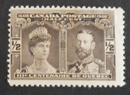 CANADA YT 85 NEUF*MH "PRINCESSE ET PRINCE DE GALLES" ANNÉE 1908 - Unused Stamps