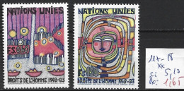 NATIONS UNIES OFFICE DE GENEVE 117-18 ** Côte 5.10 € - Unused Stamps