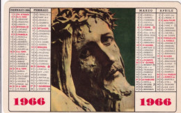 Calendarietto - Scuola Apostolana Sacro Cuore - Albino  - Bergamo Anno 1966 - Tamaño Pequeño : 1961-70