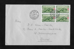 1944 STADT- UND LANDSCHAFTSBILDER ► Brief Von Zürich Nach Basel     ►SBK-B22 Im VB 12.X.44 Zürich 3◄ - Storia Postale