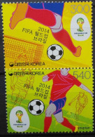 South Korea 2014, FIFA World Cup Brazil, MNH Stamps Set - Corée Du Sud