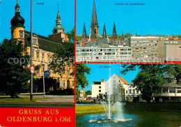 72846203 Oldenburg Niedersachsen Schloss Zentrum Mit Lambertikirche Stautor Font - Oldenburg