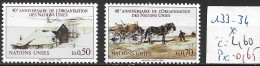 NATIONS UNIES OFFICE DE GENEVE 133-34 * Côte 2.60 € - Nuovi