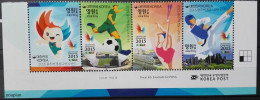 South Korea 2015, Sports - University Games Gwangji, MNH Unusual Stamps Strip - Corée Du Sud