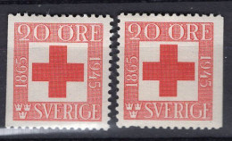 T1203 - SUEDE SWEDEN Yv N°312a * Croix Rouge - Ungebraucht
