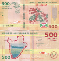 BURUNDI 500 FRANCS 2018 P 50 UNC - Burundi