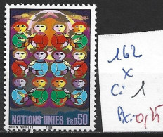 NATIONS UNIES OFFICE DE GENEVE 162 * Côte 1 € - Unused Stamps