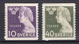 T1209 - SUEDE SWEDEN Yv N°324/25 * - Ungebraucht