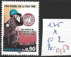 NATIONS UNIES OFFICE DE GENEVE 175 * Côte 2 € - Unused Stamps