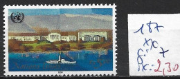 NATIONS UNIES OFFICE DE GENEVE 187 ** Côte 7 € - Unused Stamps