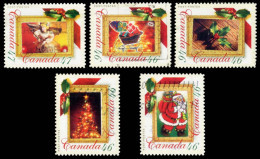 Canada (Scott No.1872 - Timbre Photo / Christmas / Picture Postage) (o) 5 DIFF. - Used Stamps