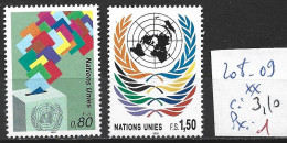NATIONS UNIES OFFICE DE GENEVE 208-09 ** Côte 3.10 € - Ungebraucht