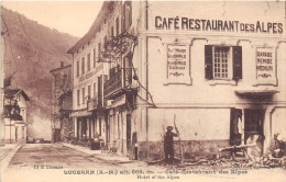 06-LUCERAN- CAFE RESTAURANT DES ALPES HÔTEL - Lucéram