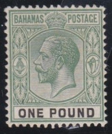 Bahamas    .  SG   .   125 (2 Scans)    .   Perf. 14  . Mult Script  CA   .    *      .  Mint- VLH - 1859-1963 Crown Colony