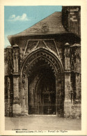 CPA - MONTIVILLIERS - PORTAIL DE L'EGLISE - Montivilliers