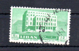 LIBAN - LEBANON - 1961 - HOTEL DES POSTES - CENTRAL POST OFFICE - Oblitéré - Used - 5p - - Liban