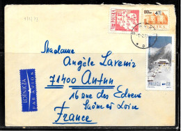 N409 - POLOGNE - LETTRE DE SANOK DU 01/02/1973 POUR LA FRANCE - Briefe U. Dokumente