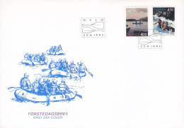 Norway 1993 FDC Cover Ersttags Brief NORDEN Nordia Nordic Joint Issue Complete Set !! - FDC