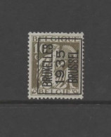 België: PRE 295A  Bruxelles 1935 Brussel Zonder Gom - Typografisch 1932-36 (Ceres En Mercurius)