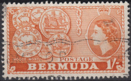 1953 Bermuda ° Mi:BM 141, Sn:BM 155, Yt:BM 142, Hog Coins Of Bermuda, Country Motifs - Bermuda