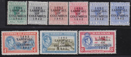 Bahamas    .  SG   .    162/170     .    *      .  Mint- VLH - 1859-1963 Colonia Britannica