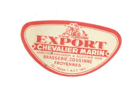 Belgisch Bieretiket Brie COUSINNE Froyennes EXPORT Chevalier Marin Mechelen (4632) - Beer