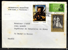 N406 - POLOGNE - LETTRE DE KRAKOW DU 03/12/1976 POUR LA FRANCE - Storia Postale