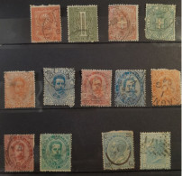 Lot De 13 Très Anciens Timbres Oblitérés Italie - Oblitérés