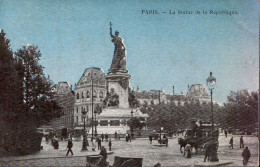 PARIS      ( 75 )   LA STATUE DE LA REPUBLIQUE - Standbeelden