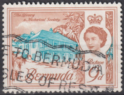 1962 Bermuda ° Mi:BM 169X, Sn:BM 182, Yt:BM 170, Library And Historical Society, Queen Elizabeth II Pictorials - Bermudes