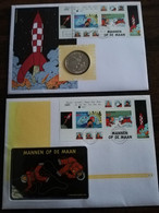 NETHERLANDS TELEBRIEF +ECU LETTER /KUIFJE/TINTIN  2X  COVER WITH STAMPS AND MINT PHONECARD+ECU COIN **BRIEF 227** - Andere - Europa