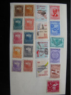 1893 Republica De Nicaragua Mountain Landscape Old Stamps COLLECTION Set - Nicaragua