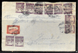 N404 - HONGRIE - DEVANT DE LETTRE DE BUDAPEST DU 20/09/196 POUR LA SUISSE - Cartas & Documentos