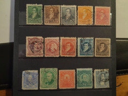 Lot De 15 Très Anciens Timbres Oblitérés Argentine - Used Stamps