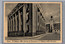 CARTOLINA ENNA  IL PALAZZO DELLA CAMERA DI COMMERCIO E IL PALAZZO DELLA PROVINCIA - Enna