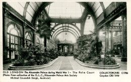 LONDON - ALEXANDRA PALACE - DURING WWI - THE PALM COURT RP  (REPRO COLLECTORCARD) Lo1714 - London Suburbs