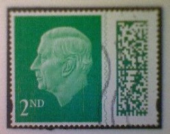 Great Britain, Scott #KC1, Used(o), 2023, King Charles III Definitive, 2nd-Matrix - Zonder Classificatie