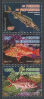 POLYNESIE 2019 N° 1228/1230 ** Neuf MNH Superbe Faune Marine Poissons Perche Etelis Rouvet Scorpion Fishes - Unused Stamps