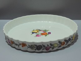 -PLAT A TARTE  PORCELAINE De PARIS Décor LES QUATRES SAISONS Déco TABLE    E - Autres & Non Classés