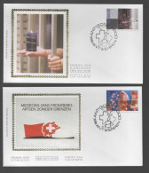 FDC Zijde : Nr 2422/23 Stempel: 2018 Antwerpen - 1991-2000