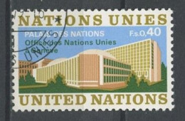 NU GENEVE N° 22 Oblitéré Used Superbe Cote 0,80 € Façade Palais Des Nations Genève - Unused Stamps