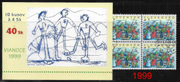 Slovakia 1999 ** Christmas  ** Michel SK 354  ** CTO ** Slowakei ** Full Booklet - Autres & Non Classés